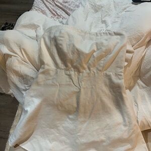 Altar'd State Cream Strapless Top